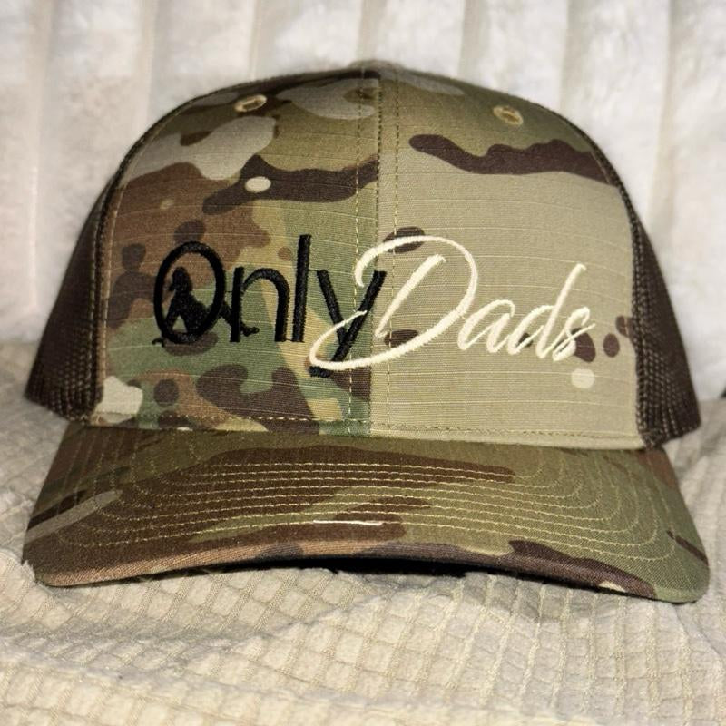 Richardson Only Dads Snapback Hat - Breathing Comfortable Fit for Men and Women in Casual Style