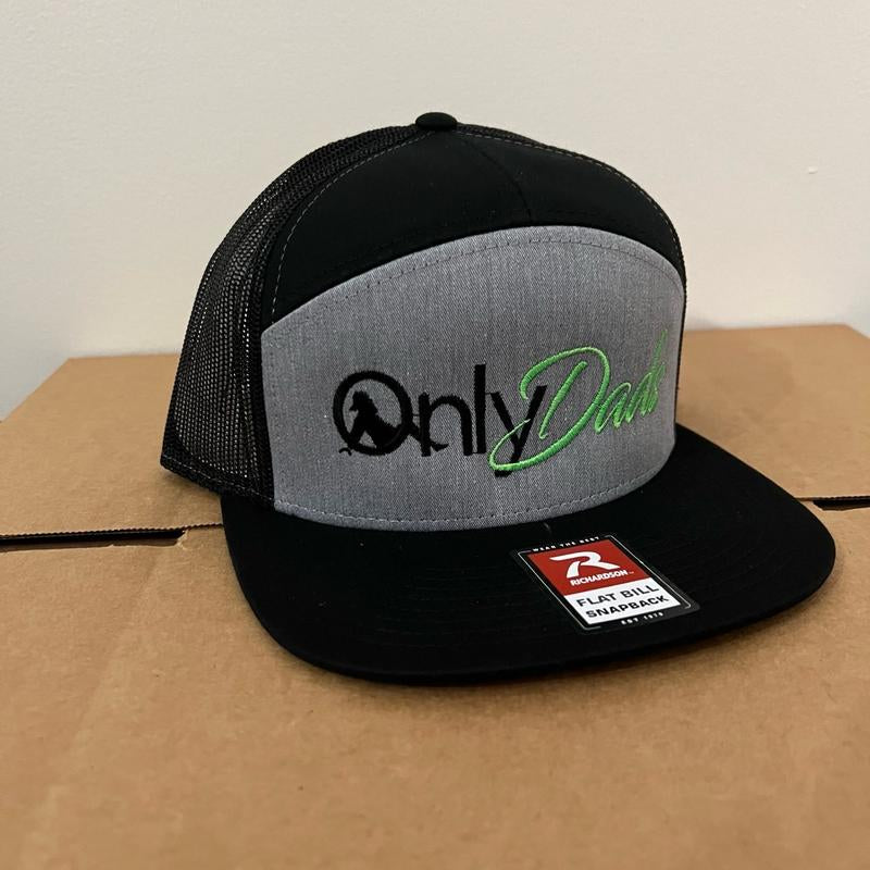 Richardson Only Dads Snapback Hat - Breathing Comfortable Fit for Men and Women in Casual Style