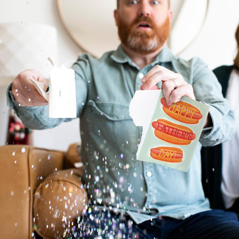 Endless Dad, Dad, Dad, Father'S Day Card with Glitter
