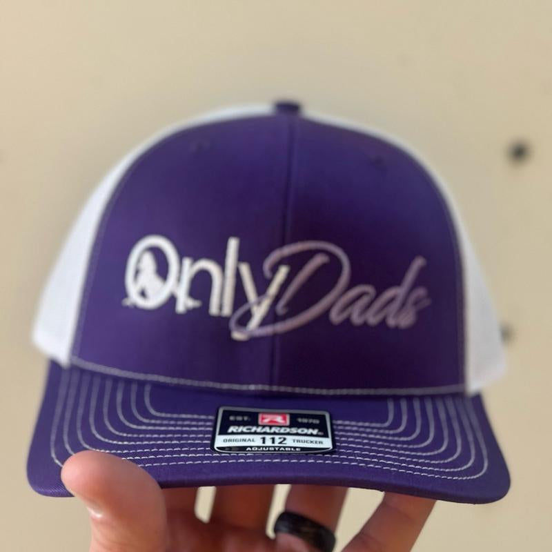 Richardson Only Dads Snapback Hat - Breathing Comfortable Fit for Men and Women in Casual Style