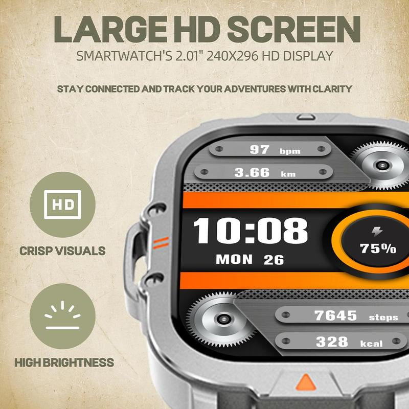 LIFEBEE Multifunctional Smart Watch, Fashionable Digital Watch with Flashlight, Sports Smart Watches for Men & Women Gift