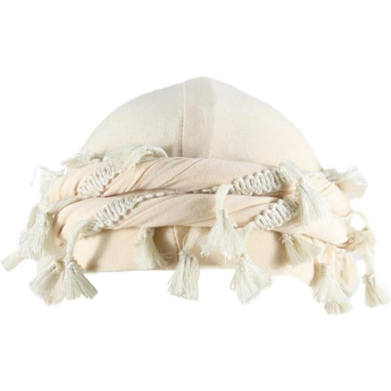 Stylish Vintage Twist Head Wrap for Women and Men Luxurious Satin-Lined Turban Cap with Halo Design Soft Headscarf Beanie Hat