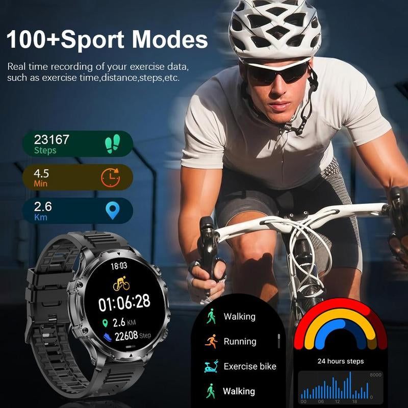 Multifunctional Smart Watch, Fashionable Digital Watch with 1 Spare Silicone Watch Band, Durable Watch with Multiple Sports Modes for Women & Men, Electronic Gadgets, Durability