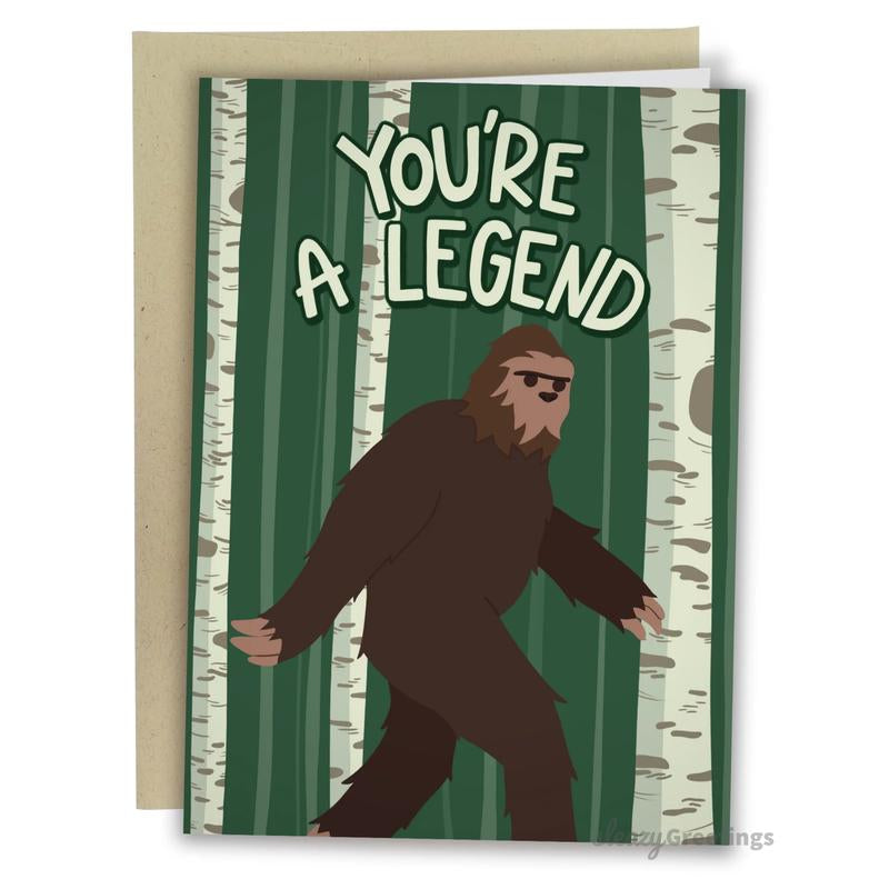 Funny Fathers Day Card - Funny Father'S Day Cards for Dad - 5X7 Inch Individual Greeting Card with Kraft Envelope - Hand-Drawn Designs by Artists