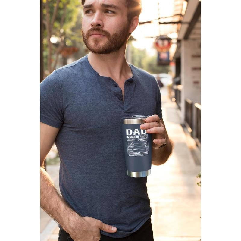 Neweleven Gifts for Dad - Stainless Steel 20 Oz Tumbler Drinkware Flasks