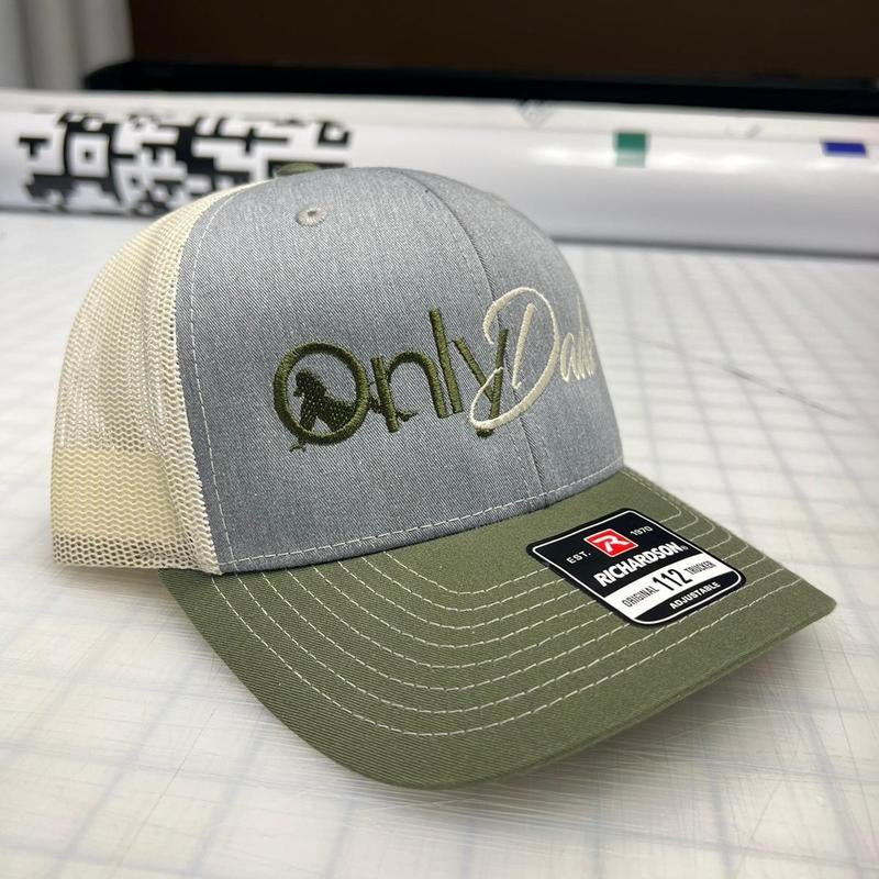 Richardson Only Dads Snapback Hat - Breathing Comfortable Fit for Men and Women in Casual Style