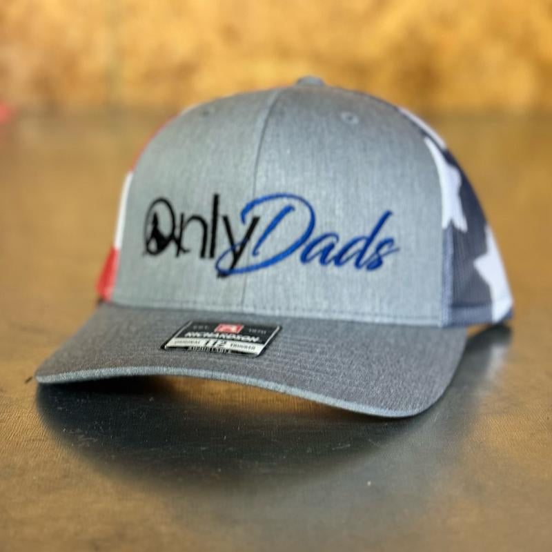 Richardson Only Dads Snapback Hat - Breathing Comfortable Fit for Men and Women in Casual Style