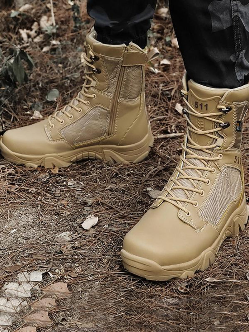 Fashionable Lace up Front Ankle Boots, Boots for Fall 2025, Casual Comfortable Breathable Boots for Outdoor, Male All-Match round Toe Casual Shoes for Daily Wear, Outdoor Excursions, Trending Shoes, Boots for Men